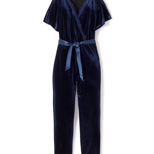 Amazon.com: Bonnie Jean Girls 7-16 Navy Velvet Silver Mesh Sleeve Special  Occasion Jumpsuit (18.5): Clothing, Shoes & Jewelry