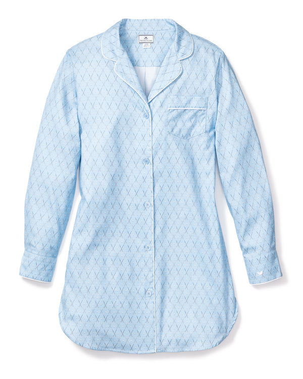 Women's Twill Nightshirt in St. Andrews Tee Time