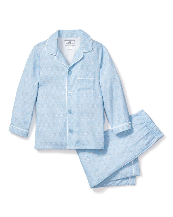 Kid's Twill Pajama Set in St. Andrews Tee Time