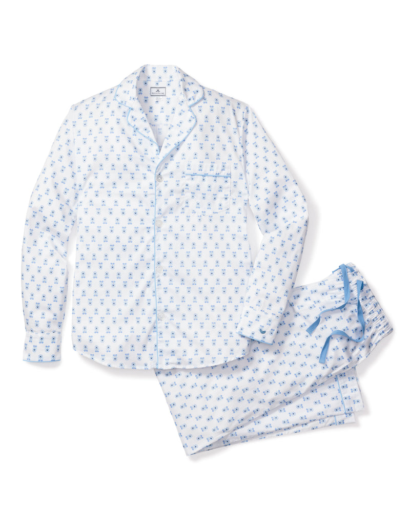 minnow x Petite Plume Botanical Block Print Men's Pajama Set