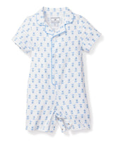 minnow x Petite Plume Botanical Block Print Summer Romper