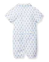 minnow x Petite Plume Botanical Block Print Summer Romper