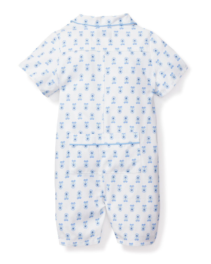 minnow x Petite Plume Botanical Block Print Summer Romper