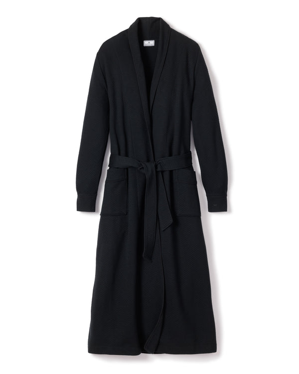 Luxe Pima Black Ophelia Robe