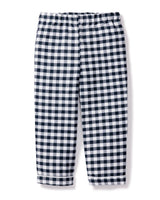 Children's Navy Gingham Twill Pants