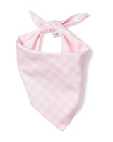 Pink Gingham Dog Bandana