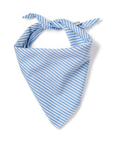 French Blue Seersucker Dog Bandana