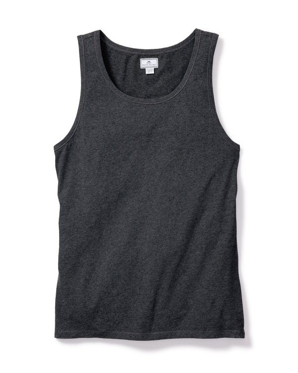 Pima Cotton Men's Dark Heather Tank Top
