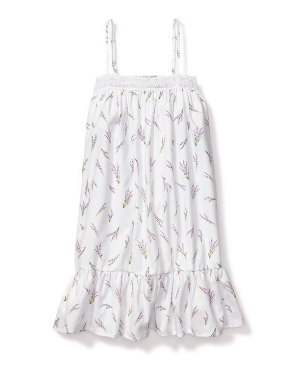 Girl's Twill Lily Nightgown in Fields of Provence