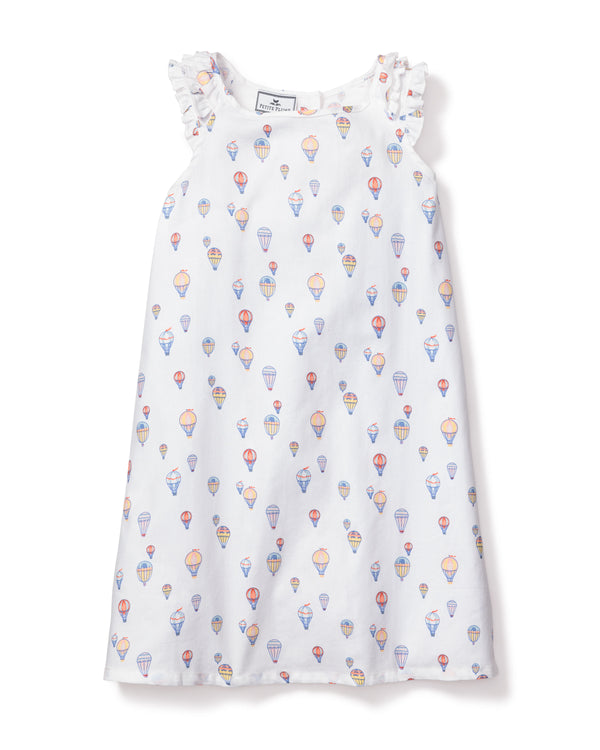 Girl's Twill Amelie Nightgown in Bon Voyage