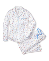 Women's Twill Pajama Set in Bon Voyage