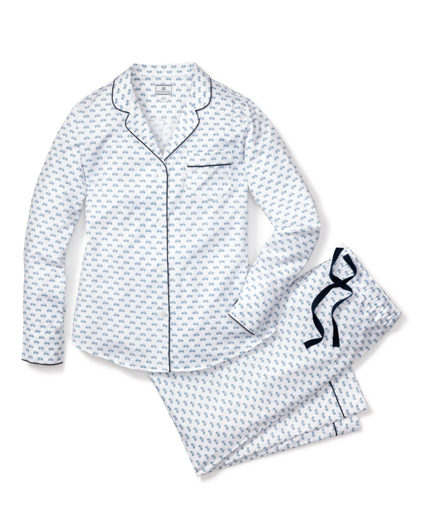 Women's Twill Pajama Set in Bicyclette
