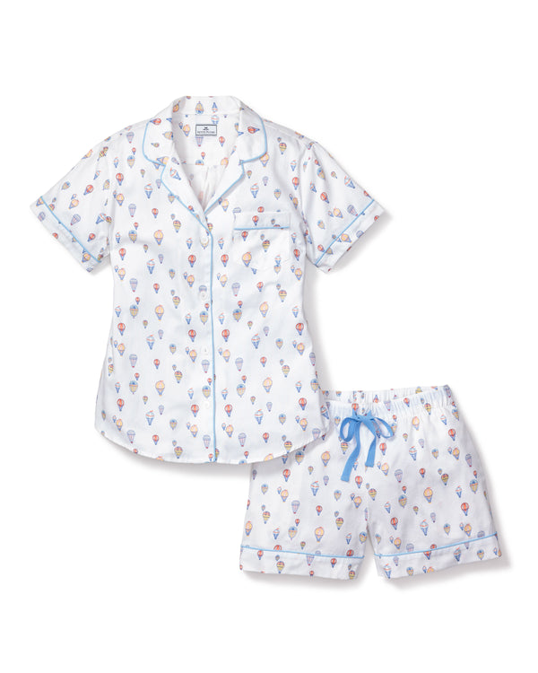 Women's Pajama Short Sleeve Short Set in Bon Voyage
