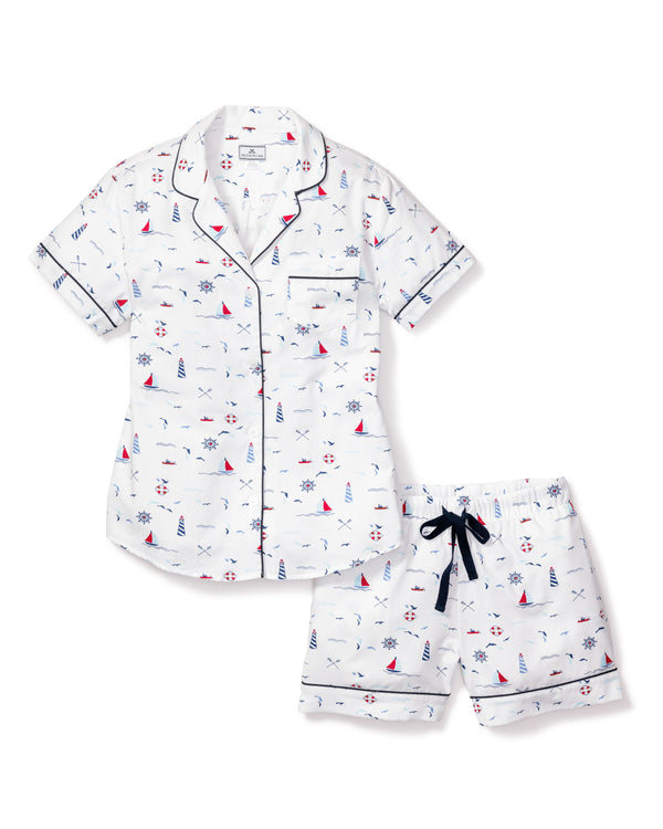 Women's Sail Away Short Sleeve Short Set