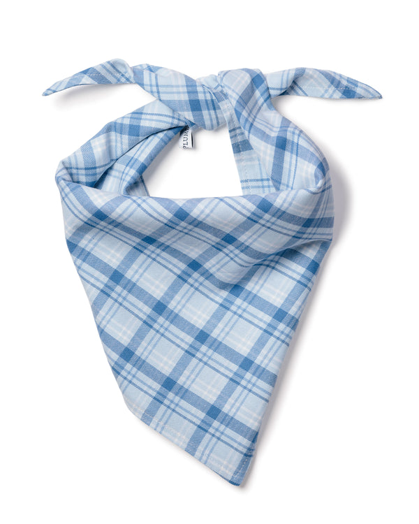 Dog Twill Bandana in Seafarer Tartan