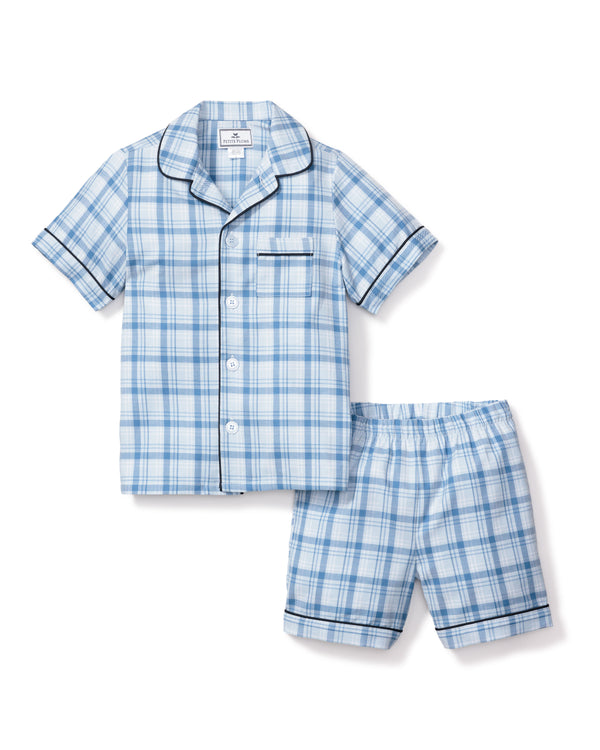 Children's Seafarer Tartan Short Set