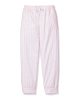 Women's Pink Gingham Pants