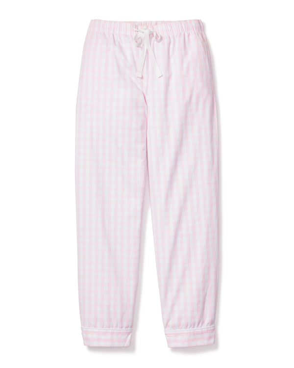 Women's Pink Gingham Pants