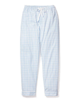 Men's Light Blue Gingham Pants
