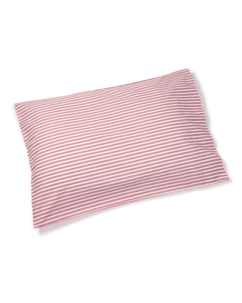 Luxe Premium Cotton Antique Red Ticking Bed Sheets