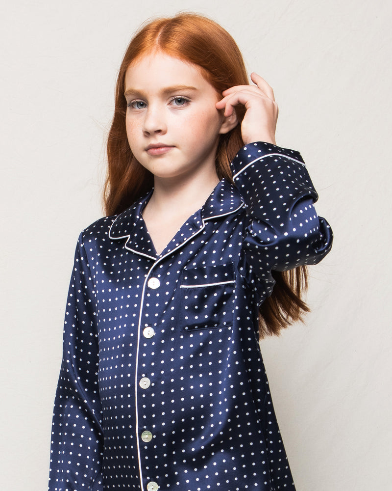 Girls polka online dot pajamas