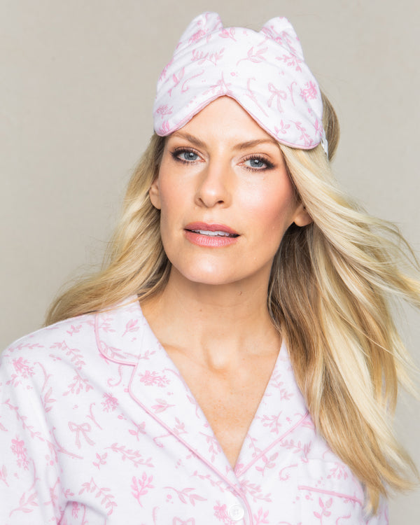 Adult Blush Bouquet Kitty Sleep Mask