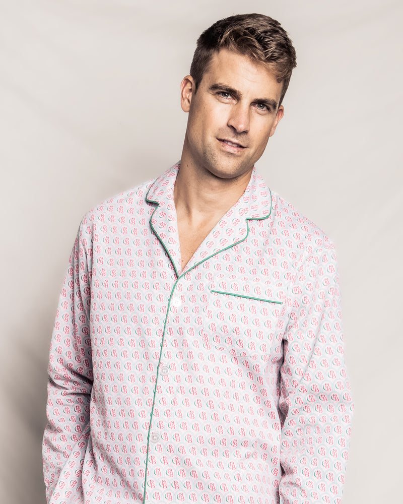 Mens pink pajama set 2025