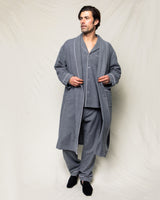 Men's Grey Flannel Robe