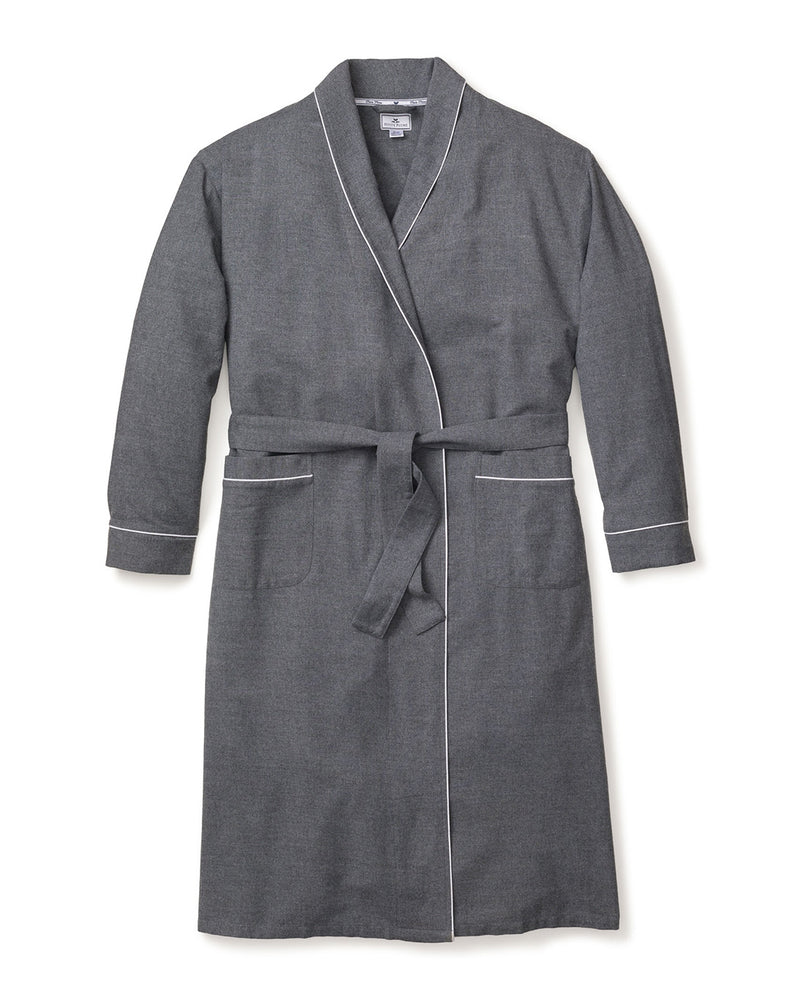 Men's Grey Flannel Robe