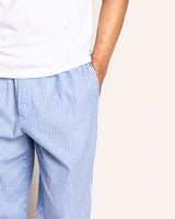 Men's French Blue Seersucker Pants