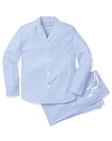 Men's French Blue Seersucker Pajama Set