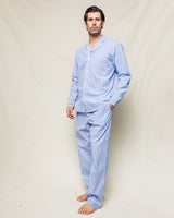 Men's French Blue Seersucker Pajama Set