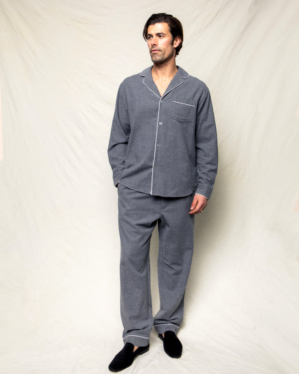 Men's Grey Flannel Pajama Set