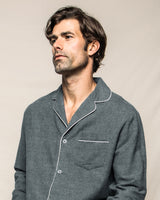 Men's Grey Flannel Pajama Set