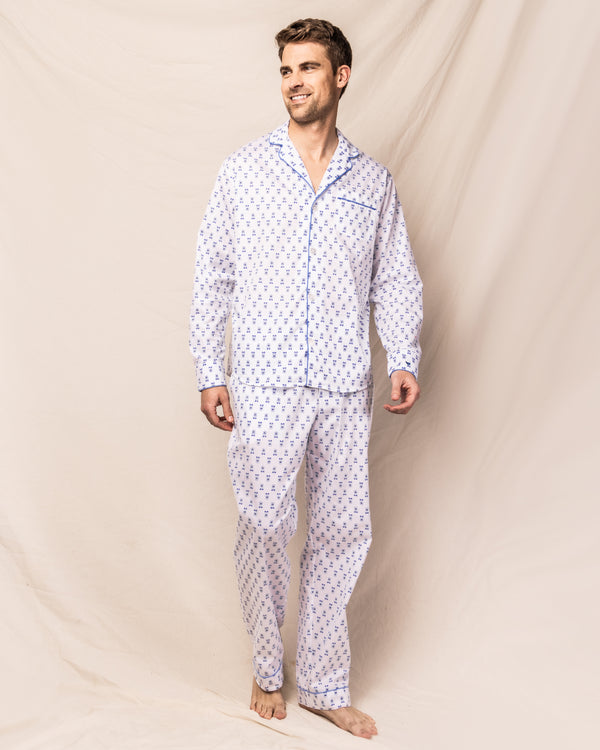 minnow x Petite Plume Botanical Block Print Men's Pajama Set
