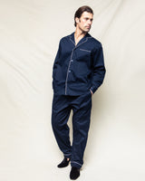 Men's Classic Pajamas in Navy Twill