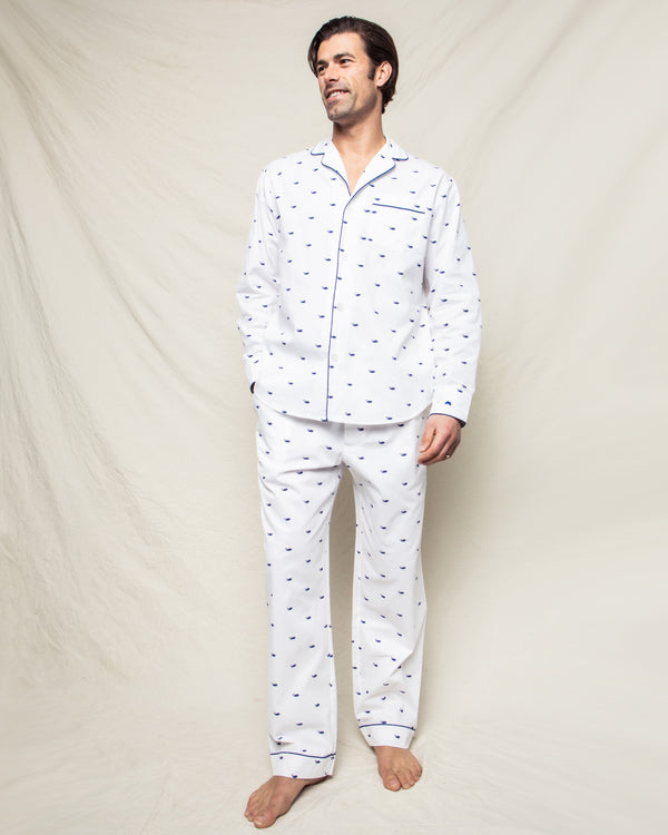 Men's Whales Pajama Set