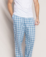 Men's Twill Pajama Pants in Seafarer Tartan