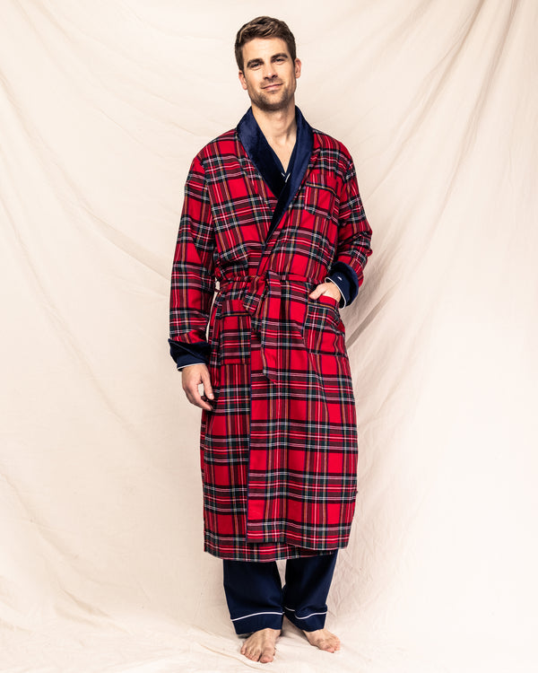 Men's Imperial Tartan Velvet Robe