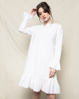Women's Twill Arabella Nightgown in White