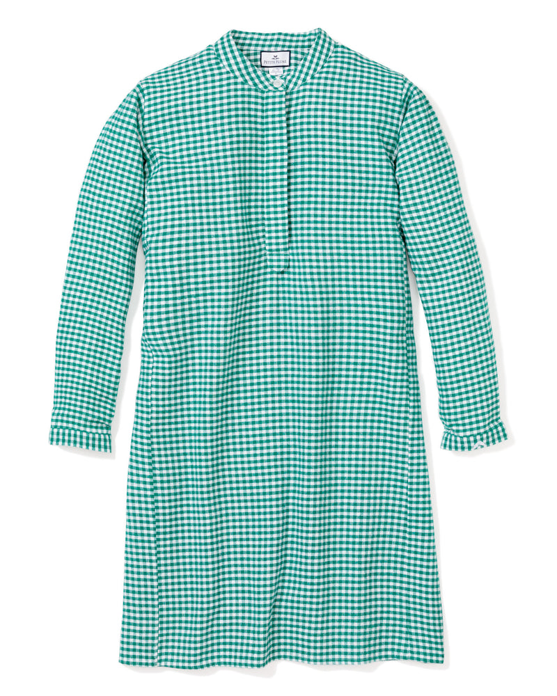 Women's Green Gingham Grace Nightgown