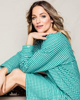 Women's Green Gingham Grace Nightgown