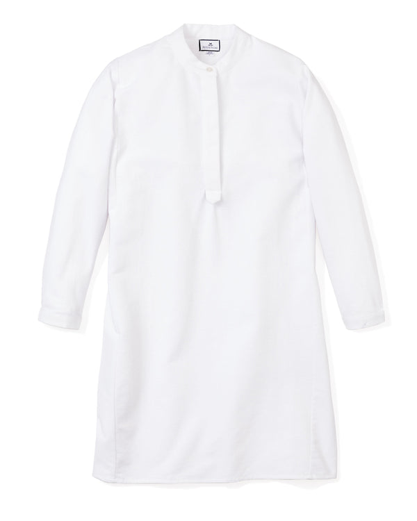 Women's Flannel Grace Nightgown in White