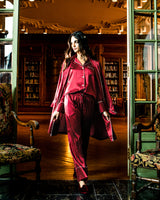 100% Mulberry Silk Women's Polka Dot Luxe Pajama