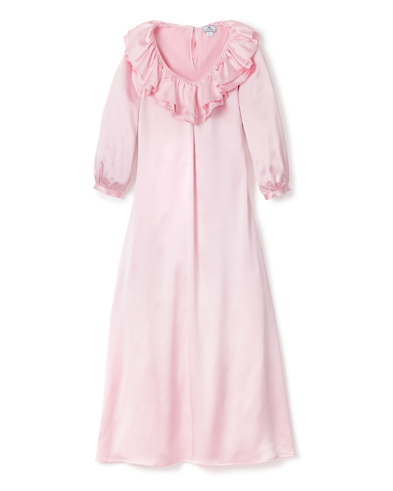 100% Mulberry Pink Silk Anastasia Night Dress