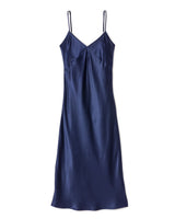 Women's Silk Cosette Nightgown in Navy
