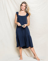 Navy Gauze Celeste Sundress