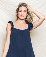 Navy Gauze Celeste Sundress