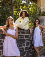 Women's Pink Gingham Charlotte Nightgown
