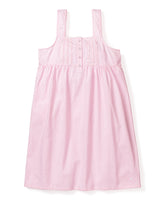 Women's Pink Seersucker Charlotte Nightgown